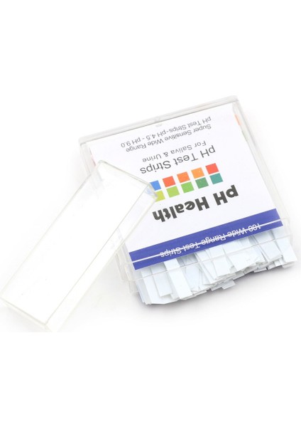 100 Şerit Ph Test Kağıdı Hassas Ph Insan Asidi Test Kağıdı 4.5-9.0 Iki Renkli Idrar Tükürük Hazırlama Test Kağıdı (Yurt Dışından)