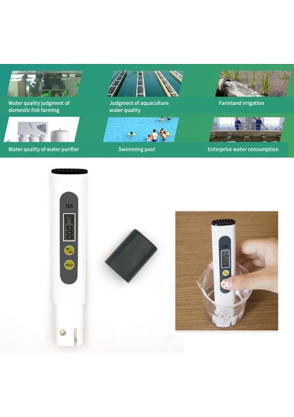 Elektrik Saflık Ev Iletkenlik Test Cihazı Kalem Su Geçirmez Algılama Tds Metre Topraksız Içme Taşınabilir Dijital Su Analizörü (Yurt Dışından) fiyatları