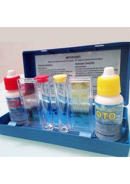 Yüzme Havuzu Pratik Su Kalitesi Test Kiti Ev Hydrotool Aksesuarları Taşınabilir Ph Klor Araçları Topraksız Akvaryum (Yurt Dışından) modelleri