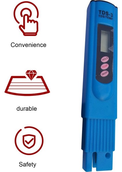 1 Adet Ph Ölçer Taşınabilir Tds Metre LCD Ph Ölçer Dijital 0-9990PPM Su Kalitesi Test Kalemi Sertlik Analizörü Medidor Ph Aquario (Yurt Dışından) modelleri