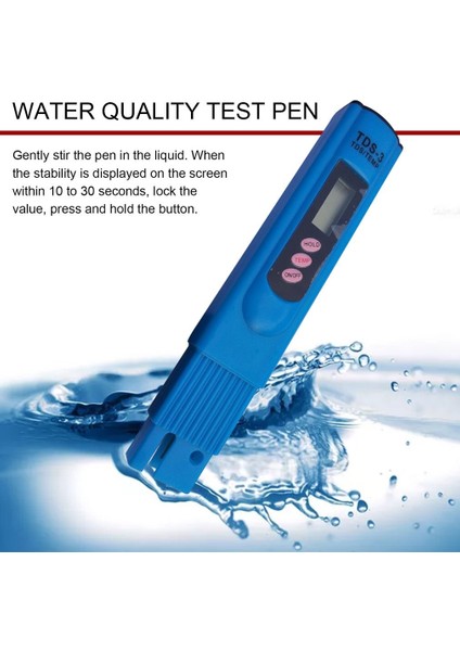 1 Adet Ph Ölçer Taşınabilir Tds Metre LCD Ph Ölçer Dijital 0-9990PPM Su Kalitesi Test Kalemi Sertlik Analizörü Medidor Ph Aquario (Yurt Dışından) fırsatları