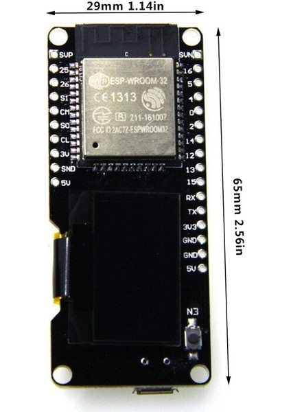 Wifi Kablosuz Iletişim ESP32 Elektronik Geliştirme Modülü (Yurt Dışından)