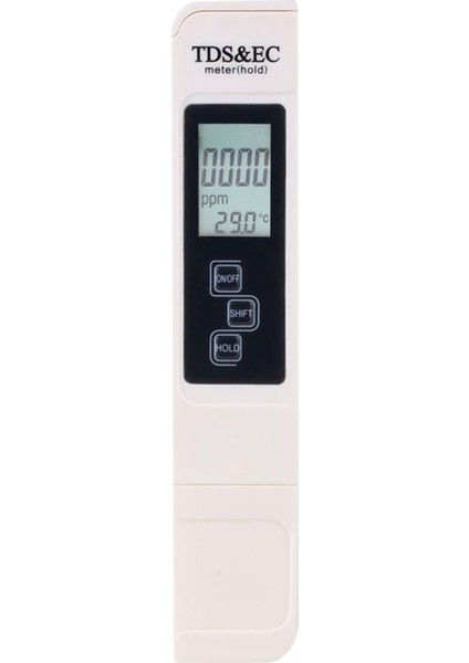 Fonksiyon 3'ü 1 Arada Su Kalitesi Ölçüm Aracı Tds&ec Test Cihazı Tds&ec Metre Sıcaklık Test Cihazı Ph Ölçer 0.00-14.0ph Atc Ez-1 (Yurt Dışından)
