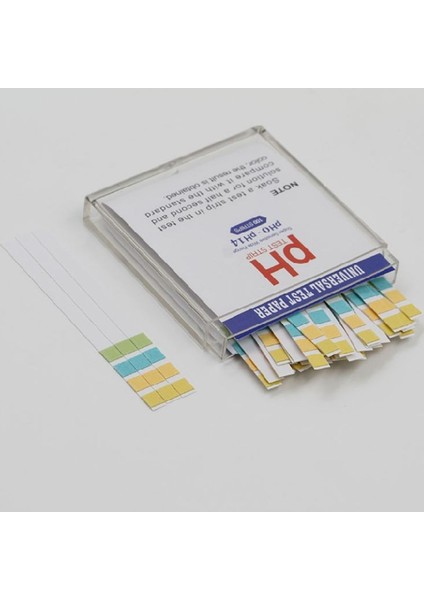 100 Adet Ph Test Şeritleri 0-14 Ölçekli Premium Turnusol Test Cihazı Kağıdı Asit Alkalinite 37MD Için (Yurt Dışından)