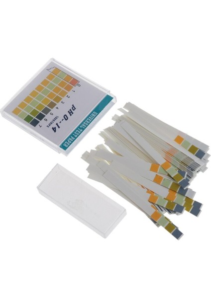 100 Şerit/kutu 0-14 Ph Alkali Asit Göstergesi Ph Test Cihazı Kağıt Su Tükürük Turnusol Test Kiti (Yurt Dışından) fiyatları