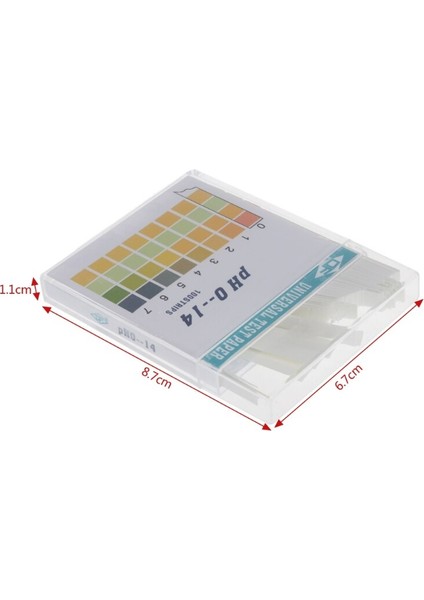 100 Şerit/kutu 0-14 Ph Alkali Asit Göstergesi Ph Test Cihazı Kağıt Su Tükürük Turnusol Test Kiti (Yurt Dışından) modelleri