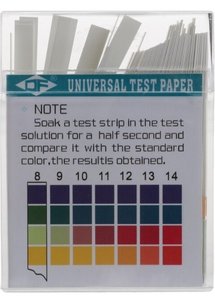 100 Şerit/kutu 0-14 Ph Alkali Asit Göstergesi Ph Test Cihazı Kağıt Su Tükürük Turnusol Test Kiti (Yurt Dışından) indirimleri