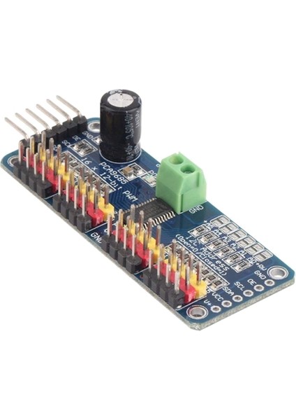 2 Adet PCA9685 16 Kanal 12-Bit Pwm Servo Motor Sürücü Iıc Modülü Arduino Robot Için (Yurt Dışından)