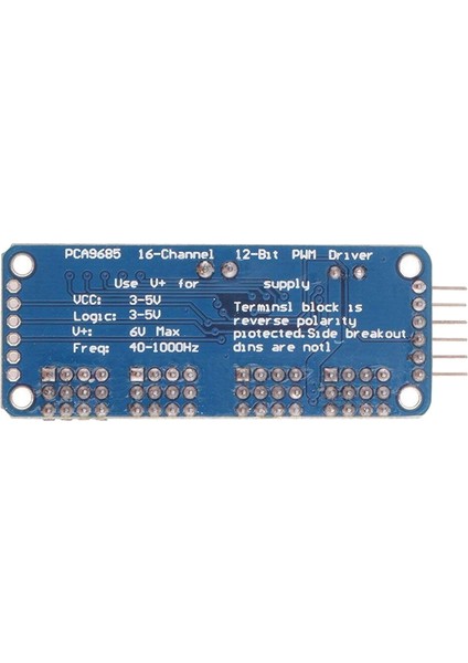 2 Adet PCA9685 16 Kanal 12-Bit Pwm Servo Motor Sürücü Iıc Modülü Arduino Robot Için (Yurt Dışından)