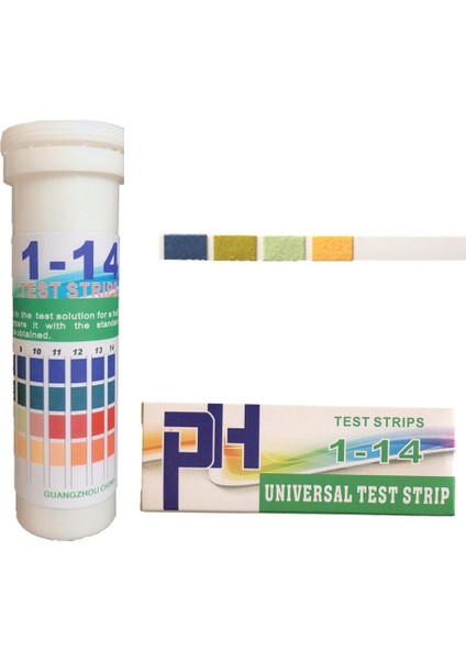 150 Şerit Kutulu Ph Test Şeritleri Aralığı 1-14 Gösterge Kağıdı Test Cihazı Aralığı 4.5-9.0 Tükürük ve Idrar Için Ph Test Şeritleri %15 Indirim (Yurt Dışından)
