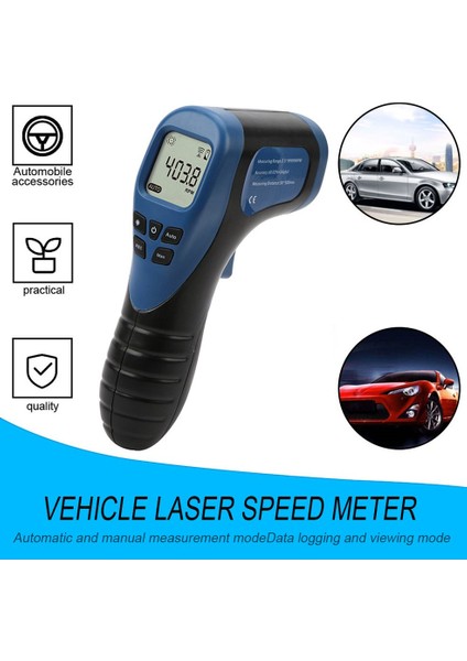 Araba Için Temassız Dijital Lazer Kilometre Rpm Takometre Motor Takometre (Yurt Dışından) fiyatları