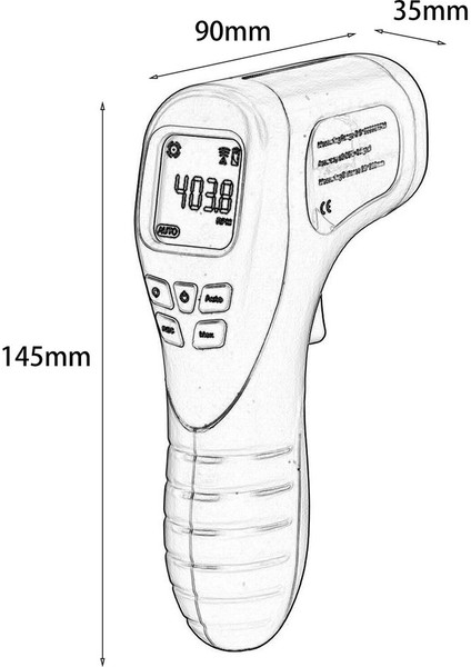 Araba Için Temassız Dijital Lazer Kilometre Rpm Takometre Motor Takometre (Yurt Dışından) fırsatları