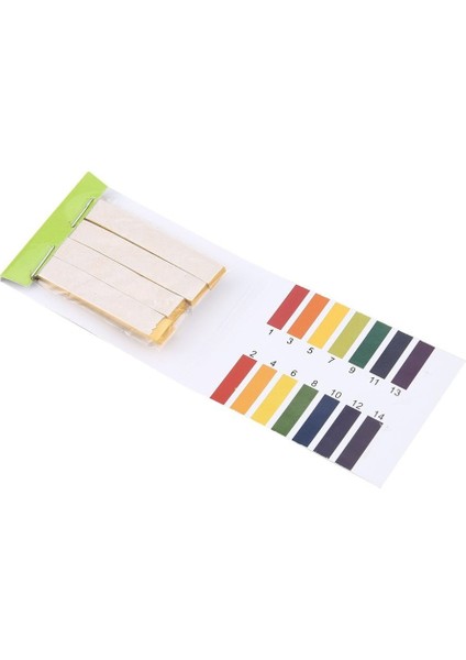 1-14 Ph Test Kağıdı Alkali Asit Göstergesi Metre Rulo Su Idrar Tükürük Toprak Turnusol Doğru Test Ölçüm Havuzu (Yurt Dışından)