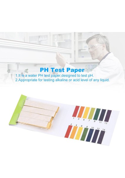 1-14 Ph Test Kağıdı Alkali Asit Göstergesi Metre Rulo Su Idrar Tükürük Toprak Turnusol Doğru Test Ölçüm Havuzu (Yurt Dışından) modelleri