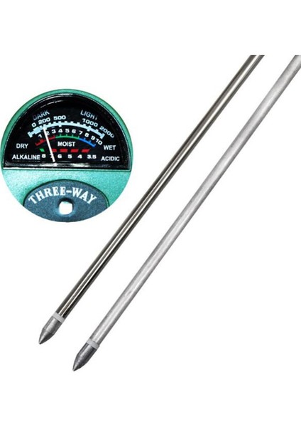 3'ü 1 Arada Dijital Ph Test Cihazı Güneş Işığı Toprak Nemi Ölçer Nem LCD Ekran Otomatik Kapanma Iç Mekan Dış Mekan (Yurt Dışından) fırsatları