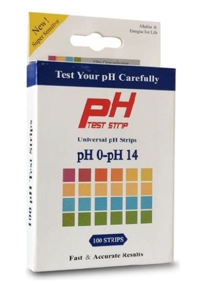 100 Adet Ph Test Şeritleri 0-14 Ölçekli Premium Turnusol Test Cihazı Kağıdı Asit Alkalinite 37MD Için (Yurt Dışından) fırsatları