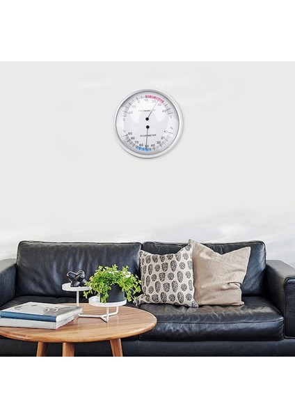 132MM Pointer Tipi Termal Bimetal Termometre ve Higrometre Tablosu Iç ve Dış Mekan Sıcaklık ve Nem Meteorolojik Göstergesi (Yurt Dışından) modelleri