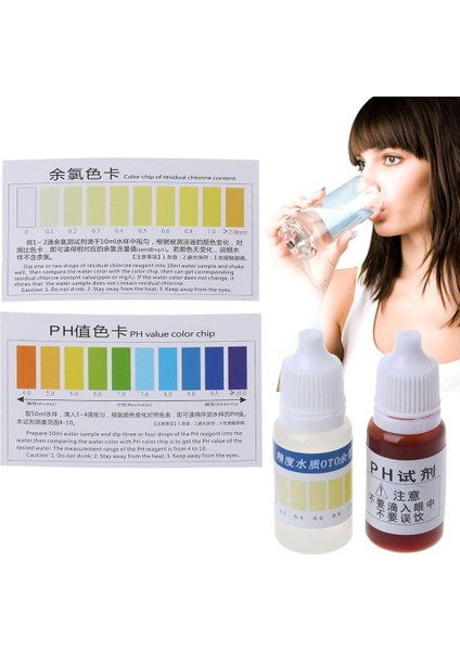 Pratik Ph A2O Su Ph Oto Ikili Test Kiti, 100-125 Test Için Test Kartlı (Yurt Dışından) indirimleri