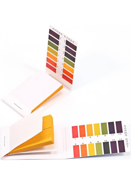 80 Şerit/paket Ph Test Şeritleri Tam Ph Alkali Asit Test Kağıdı 1-14ST Gösterge Turnusol Kağıdı Su Kirleme Kiti (Yurt Dışından) fiyatları