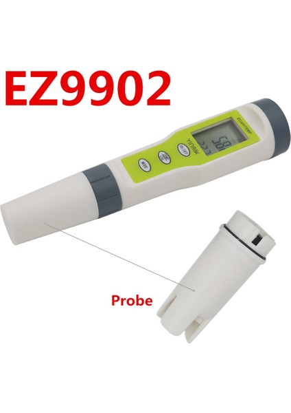 Ph Ölçer Probu Dijital 3'ü 1/4'ü 1 Arada Tds Ec Ph Sıcaklık Test Cihazı Için Elektrot 20% Kapalı (Yurt Dışından)