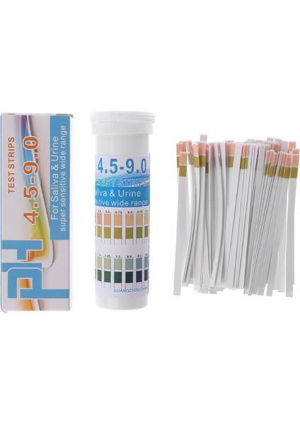 Idrar ve Tükürük Göstergesi Için 150 Şerit Şişelenmiş Ph Test Kağıdı Aralığı Ph 4.5-9.0 (Yurt Dışından) fırsatları