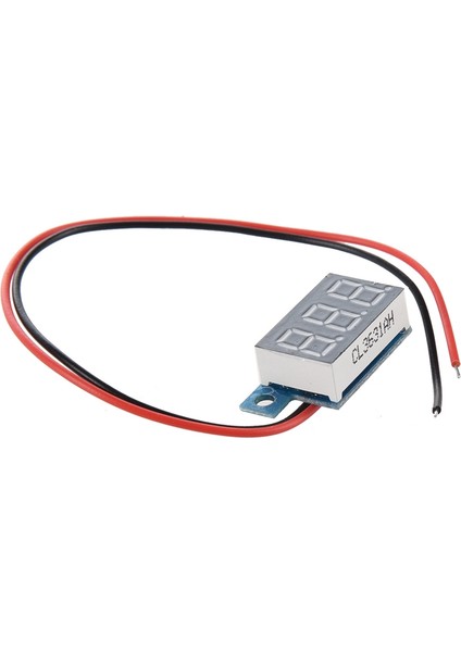Adet Mini Dijital Voltmetre LED Gerilim Ekran Panel Metre 3.3-30V Yeşil ve Kırmızı (Yurt Dışından) indirimleri