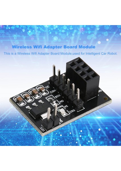 Akıllı Araba Robotu Için Kablosuz Adaptör Kartı Modülü 24L01 Kablosuz Modül (Yurt Dışından) fiyatları