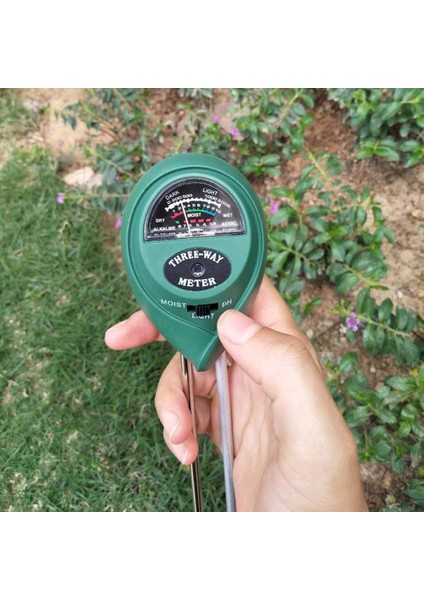 Toprak Test Ölçer, 3'ü 1 Arada Nem / Güneş Işığı / Ph Sensörü Ölçer Toprak Test Kitleri Bahçe Aleti, Ev ve Bahçe Için Su Testi Fonksiyonu (Yurt Dışından) fırsatları