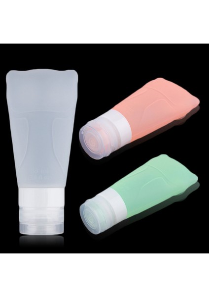 Yumuşak Silikon Boş Şişe Şampuan Sızdırmaz Kaplar, Emme Kapaklı (Yurt Dışından) fırsatları