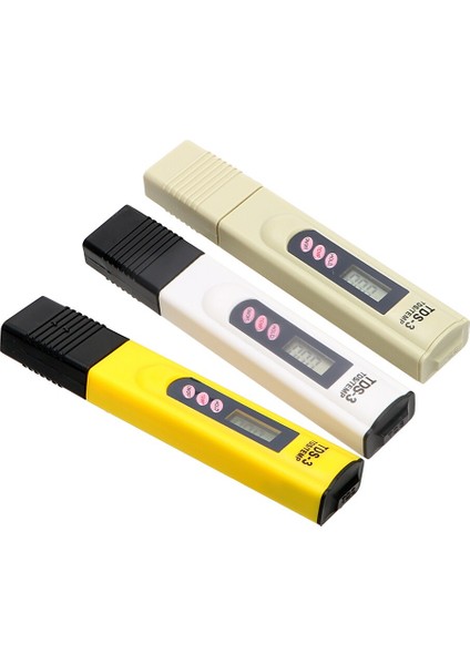 Nıceyard 0-9999 Ppm Su Saflığı Filtresi Ölçüm Araçları Temp/ppm LCD Dijital Ph Tds Metre Test Cihazı Su Sayacı Kalite Test Kalemi (Yurt Dışından)