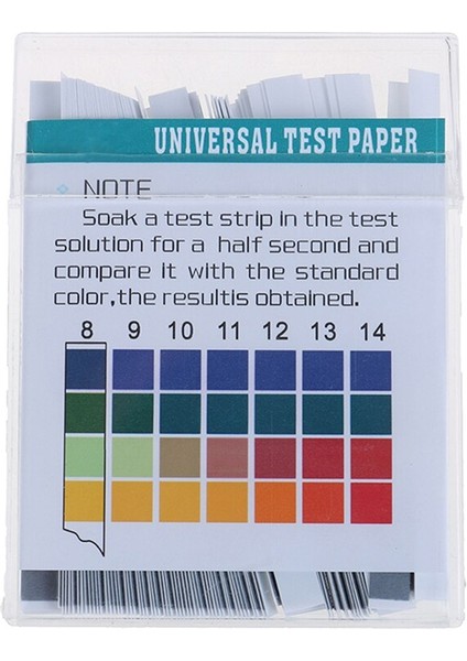Kutu Ph Test Kağıtları 0-14 Ph Test Şeritleri Evrensel Alkali Asit Gösterge Kağıdı Ph Test Cihazı 200 Adet (Yurt Dışından) indirimleri
