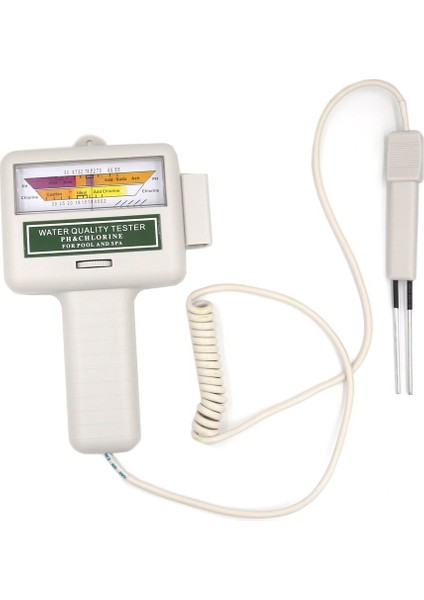 PC-101 Klor Test Cihazı Ph Ölçer Klor Ph 2 In 1 Metre Cl2 Test Cihazı Su Monitörü Kalite Analiz Aracı 40% Kapalı (Yurt Dışından)