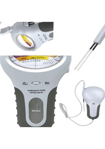 PC-101 Klor Test Cihazı Ph Ölçer Klor Ph 2 In 1 Metre Cl2 Test Cihazı Su Monitörü Kalite Analiz Aracı 40% Kapalı (Yurt Dışından) fırsatları