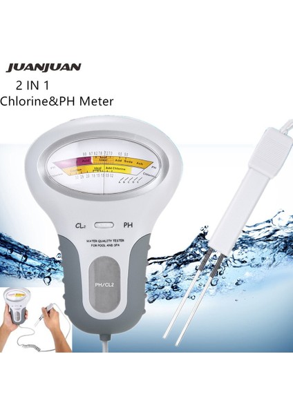 PC-101 Klor Test Cihazı Ph Ölçer Klor Ph 2 In 1 Metre Cl2 Test Cihazı Su Monitörü Kalite Analiz Aracı 40% Kapalı (Yurt Dışından) indirimleri