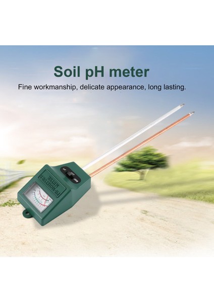 In 1 Toprak Higrometre Çift Problu Toprak Test Cihazı Bahçe Nemi Toprak Ph Işık Yoğunluğu Ölçer Test Cihazı Toprak Ph Higrometre Araçları (Yurt Dışından)