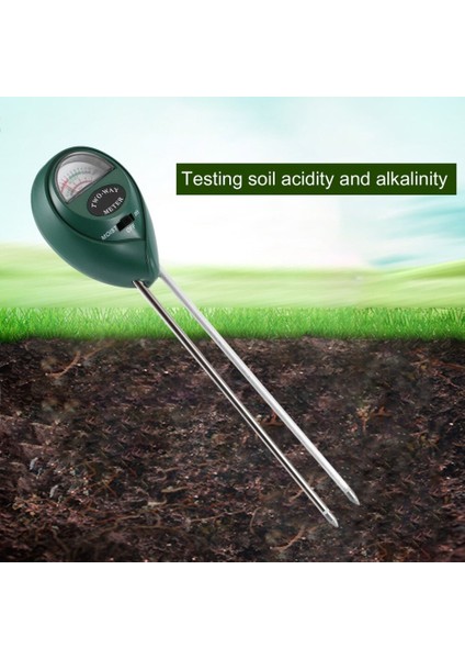 In 1 Toprak Nem Ph Ölçer Toprak Higrometre Digita Bahçe Bitkileri Için Dayanıklı Toprak Test Cihazı Nem Toprak Ph Yoğunluğu Ölçer (Yurt Dışından)