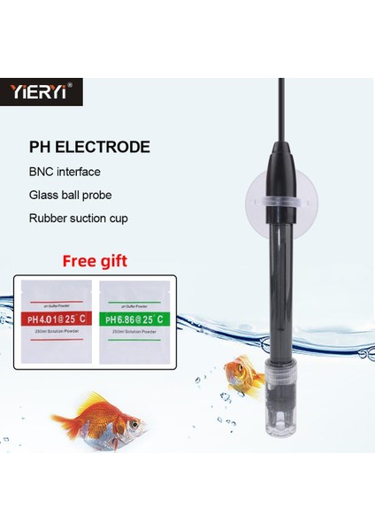 Yieryi Ph Elektrot Sensörü Bnc Konektörü Probu Havuz Suyu Fabrika Sanayi Deney Laboratuvarı Ph Kompozit Elektrot Kalem Tipi (Yurt Dışından) fiyatları
