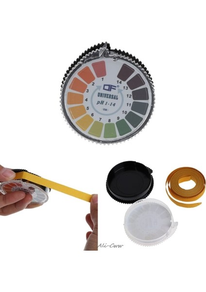 5m 1-14 Ph Alkali Asit Göstergesi Kağıdı Su Idrar Tükürük Turnusol Testi Ph Test Kağıdı (Yurt Dışından) fiyatları