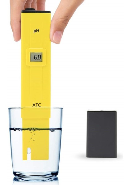 Taşınabilir Dijital Ph Ölçer Ph Test Cihazı Yüzme Havuzu Su Aksesuarları Kalite Test Kalemi Doğruluğu 0.1ph Asitlik Ölçer (Yurt Dışından)