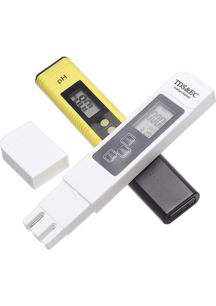 Dijital Elektrikli Ph + Tds ve Ec Metre Su Kalitesi Testi Için Akvaryum Havuz Suyu Test Kalemi Topraksız Su Kalitesi Test Cihazı (Yurt Dışından)