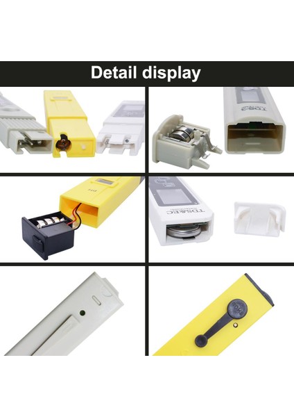 Akvaryum Havuzu Okul Laboratuvar Gıdası Için Dijital Su Kalitesi Test Kalemi Ph + Tds + Ec Metre (Yurt Dışından) fiyatları