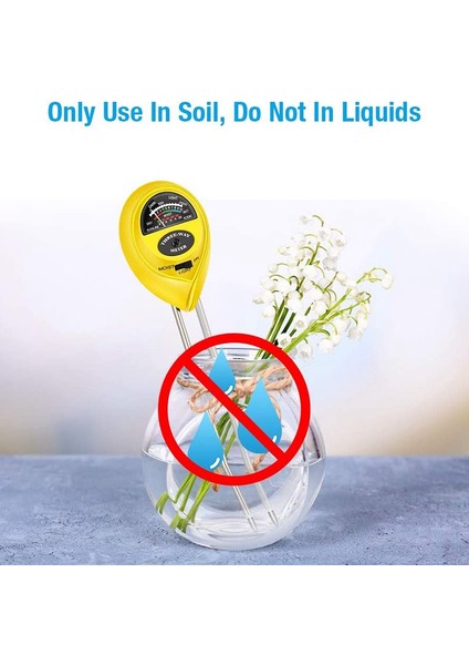 Toprak Ph Ölçer, Nemli 3'ü 1 Arada Toprak Test Cihazı Kitleri, Nem Ölçer ve Su Monitörü, Bahçe, Çiftlik, Çim Için Işık ve Ph Testi (Yurt Dışından) indirimleri
