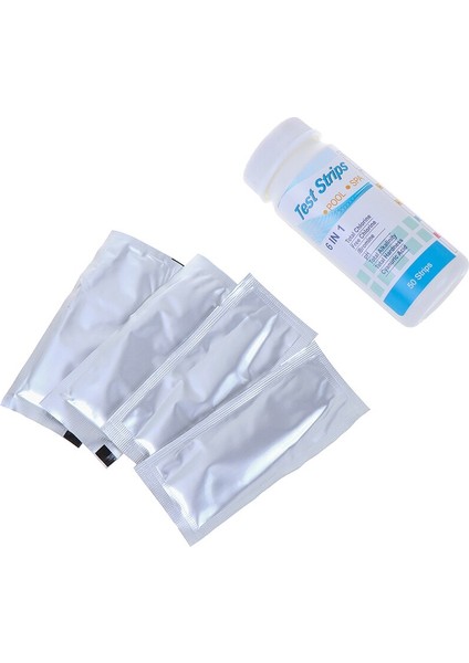 50 Adet 6 In1 Yüzme Havuzu Test Şeritleri Klor Ph Su Sertliği Alkalinite (Yurt Dışından) fiyatları