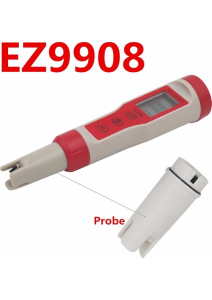 Dijital Su Test Cihazı Probu 4'ü 1/3'ü 1 Arada Test Ec/tds/ph/temp Su Kalitesi Monitör Test Cihazı (Yurt Dışından)