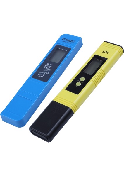 Adet Dijital 0.0-14.0 Ph Ölçer Test Cihazı 0-9990PPM Dijital Tds Ec LCD Su Saflığı Ppm Akvaryum Filtresi (Yurt Dışından)
