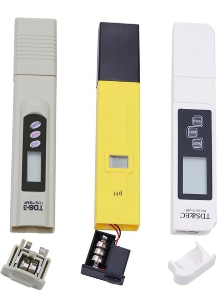 Akvaryum Havuzu Okul Laboratuvar Gıdası Için Dijital Su Kalitesi Test Kalemi Ph + Tds + Ec Metre (Yurt Dışından) modelleri