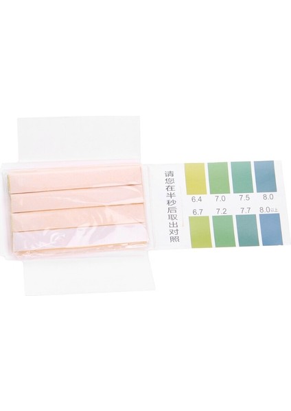 Yeni Yüksek Kalite 80 Şeritler Ph Aralığı 6.4-8.0 Ph Alkali Test Göstergesi Kağıt Su Turnusol Test Kiti (Yurt Dışından)