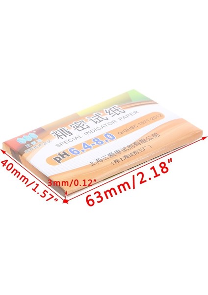 Yeni Yüksek Kalite 80 Şeritler Ph Aralığı 6.4-8.0 Ph Alkali Test Göstergesi Kağıt Su Turnusol Test Kiti (Yurt Dışından) fiyatları