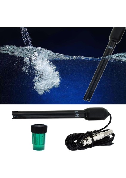 300 cm Kablolu Ph Elektrodu Kalibrasyon Çözümlü Bnc Soketi 0,01PH Doğruluk 0,00~14,00 Ph Aralığı (Yurt Dışından) modelleri