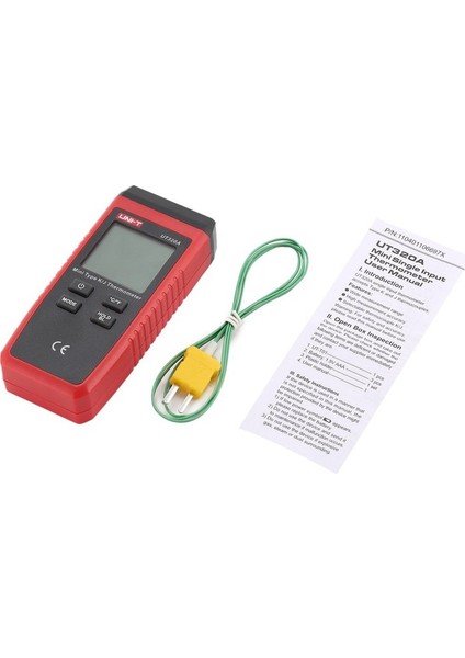 Unı-T UT320A Termometre Termokupl Mini Kontak K/j Termometre Sağlam (Yurt Dışından)